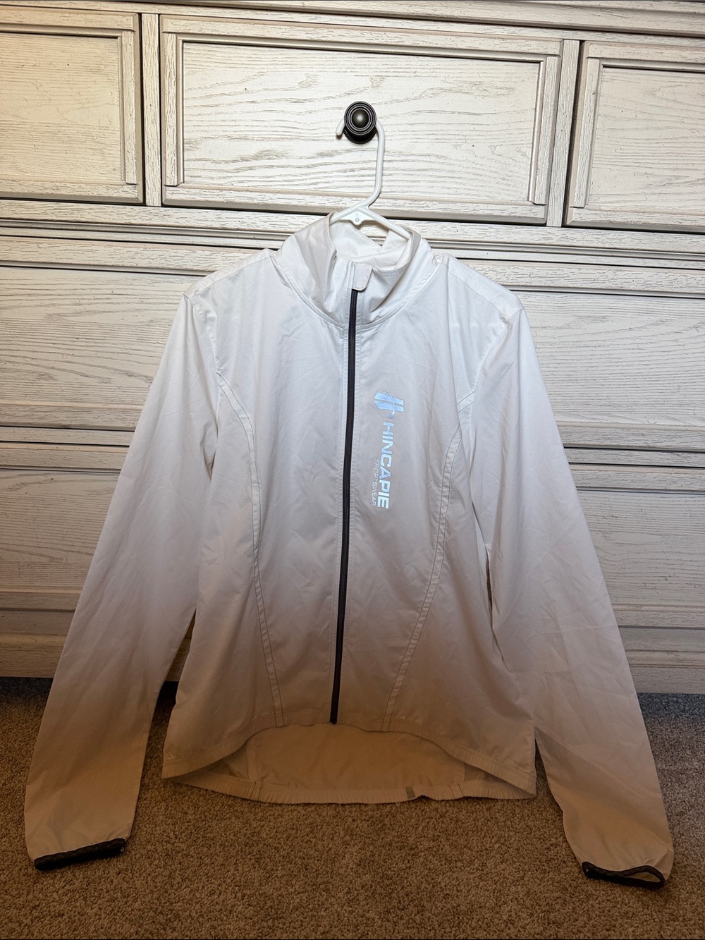 Women’s Lightweight White Running/Cycling jacket